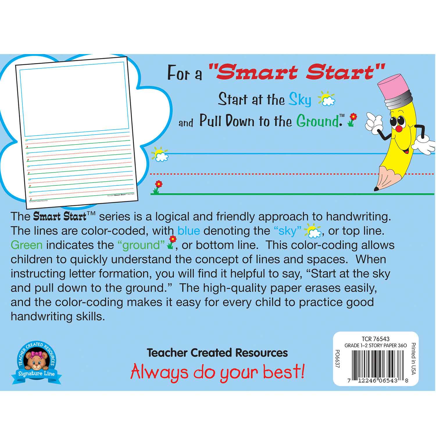 Smart Start 1-2 Story Paper