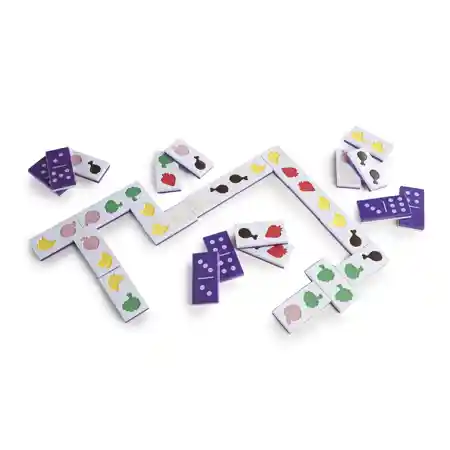 Jumbo Textured Food Dominoes