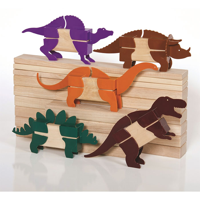 Safari Animal Themed Block Unit Guidecraft Block Mates Kids Learning & Educational Toys