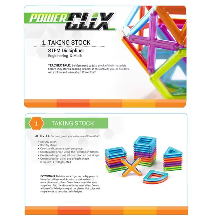 Becker's PowerClix™ STEM Sets, 60 Piece Set