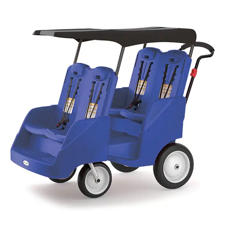 Gaggle® Parade 4™ Roof, Black with Gray Stripes