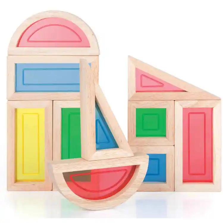 Rainbow Block Set, 10 Pieces