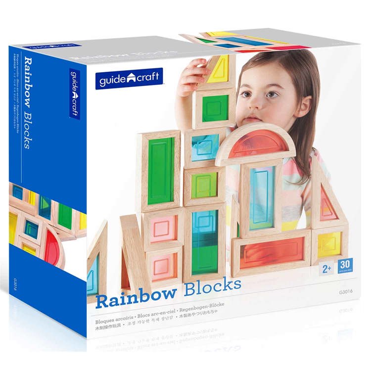 Rainbow Block Set, 30 Pieces