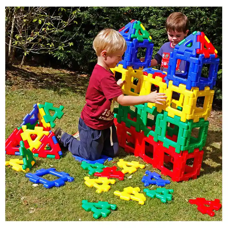 Giant Polydron, 80 Pieces
