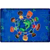 Give The Planet A Hug Classroom Rug, Rectangle 8' x 12'
