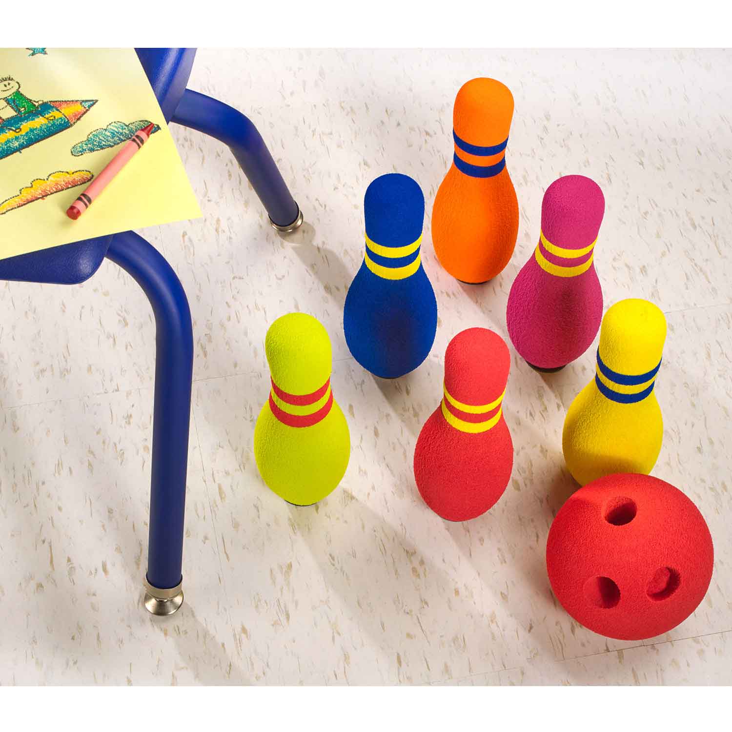 Kidoozie six sales pin bowling set
