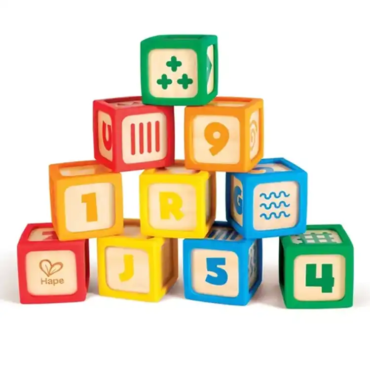 Grip 'n Stack Silicone & Wood Blocks