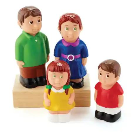 Caucasian Family Figures