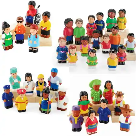 Deluxe Soft People Figures Set