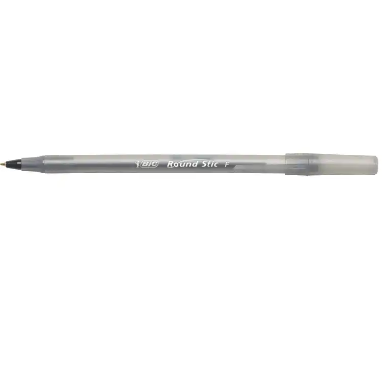 Bic® Fine Point Round Stic® Pens, Black
