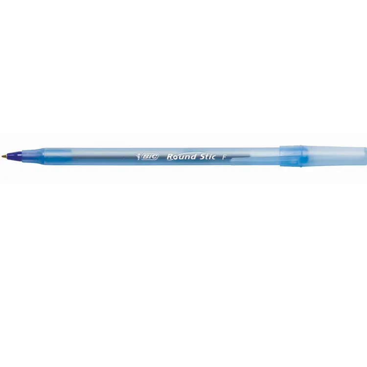 Bic® Fine Point Round Stic® Pens, Blue