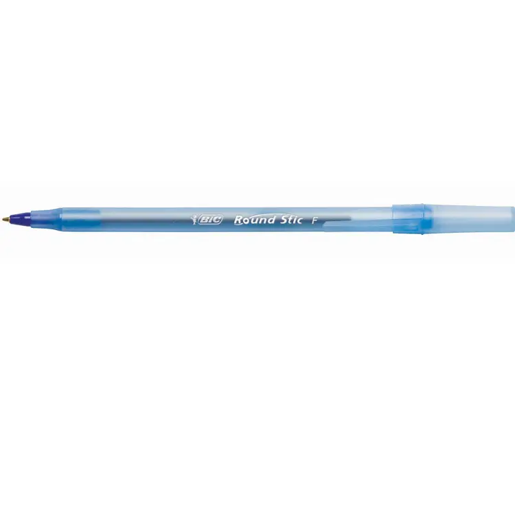 Bic® Fine Point Round Stic® Pens, Blue