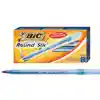 Bic® Medium Point Round Stic® Pens, Blue