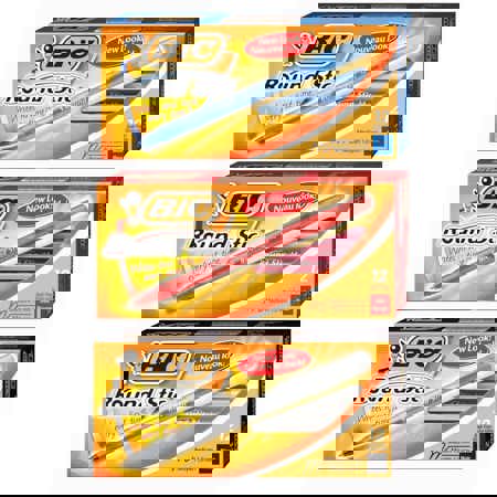 Bic® Medium Point Round Stic® Pens