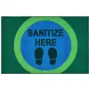 Healthy Habits Collection Sanitize Here Dot Mat
