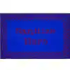 Healthy Habits Collection™ Sanitize Here Mat,  Blue & Red