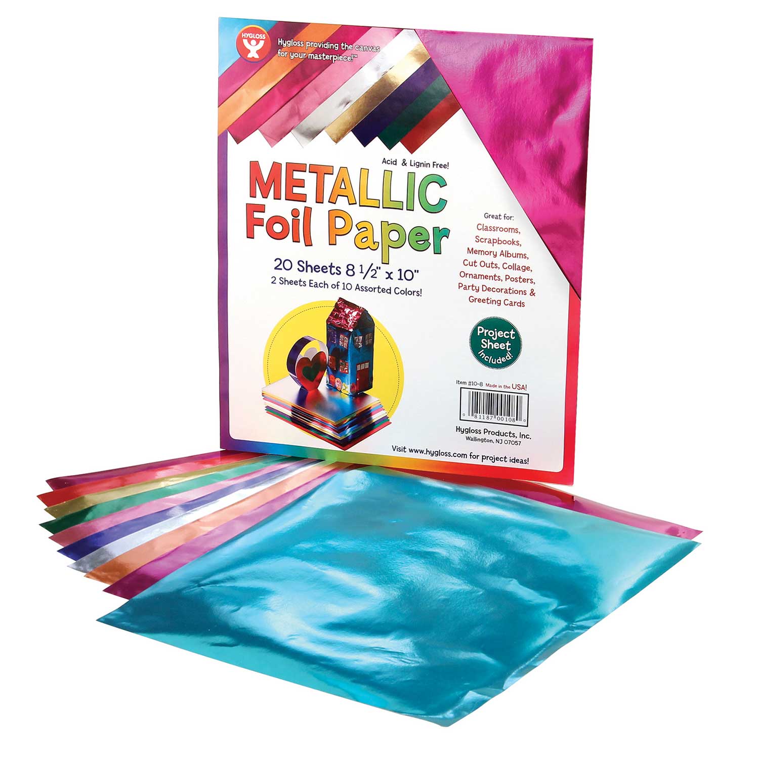 Metallic Foil Paper Sheets