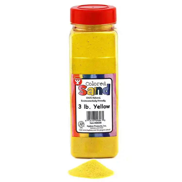 Colored Craft Sand, Yellow