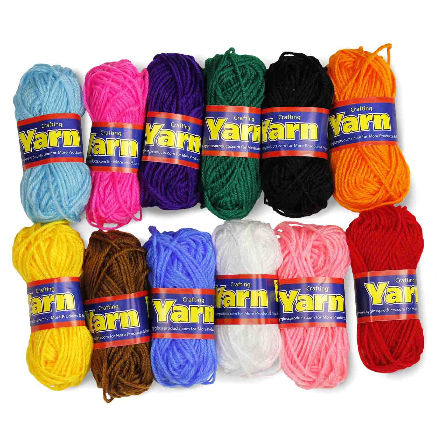 Hygloss Yarn Pack 12/Pkg