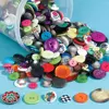 Assorted Buttons Bucket