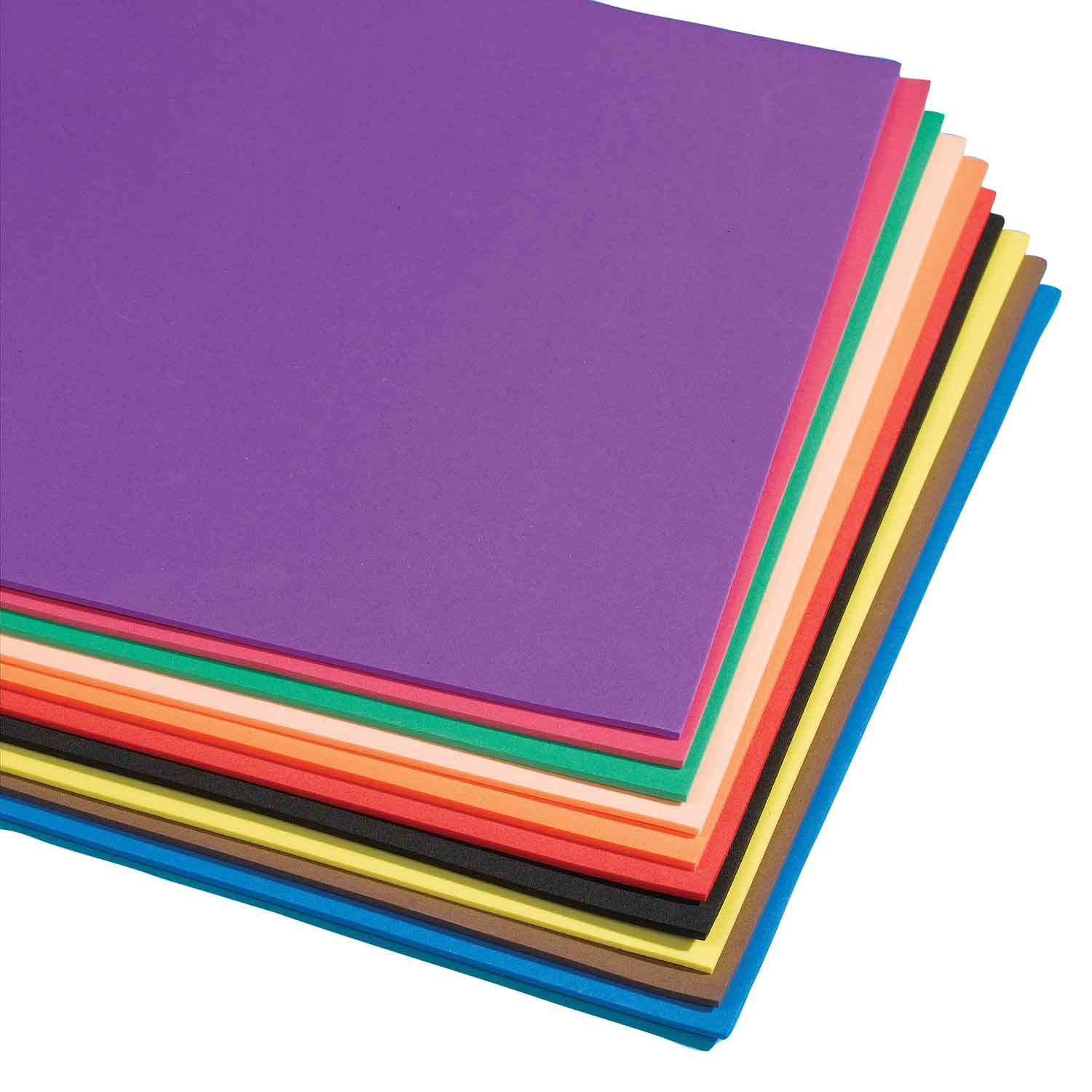 Assorted Foam Craft Sheets - 84pcs - 8.5x5.5 inch - Color Bulk Foam Paper  Set