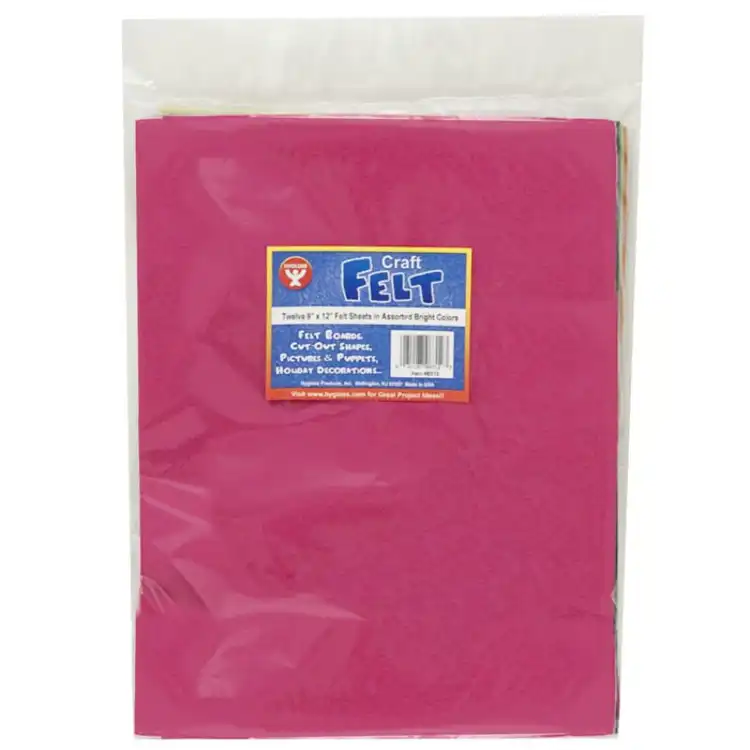 Craft Felt Sheets, Assorted