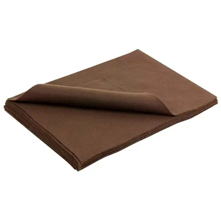 Craft Felt Sheets, Brown
