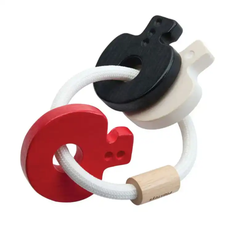 High Contrast Key Rattle