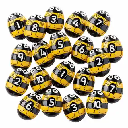Honeybee Number Stones