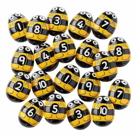 Honeybee Number Stones