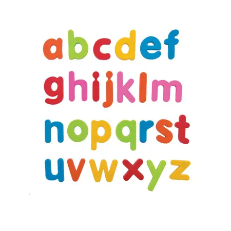 Plastic Magnetic Letters, Lowercase