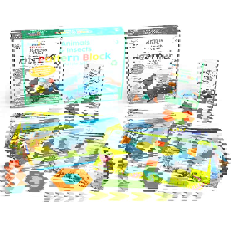 Animals & Insects Pattern Block Puzzle Set