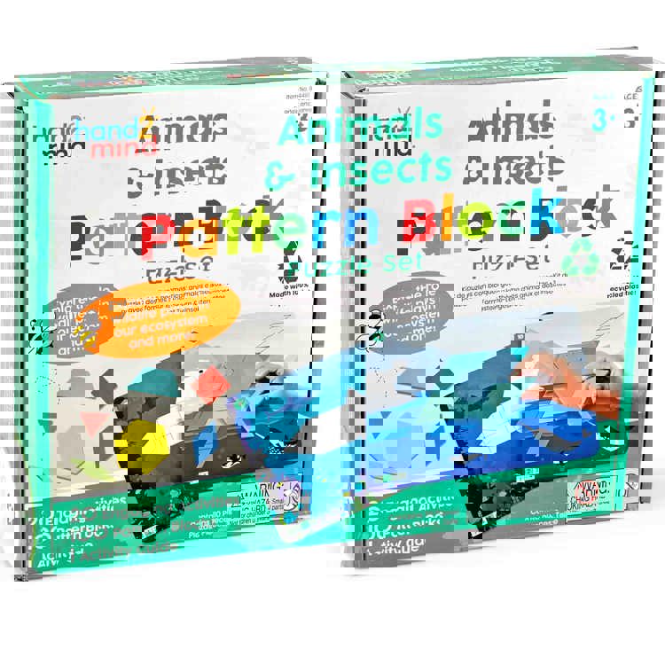 Animals & Insects Pattern Block Puzzle Set