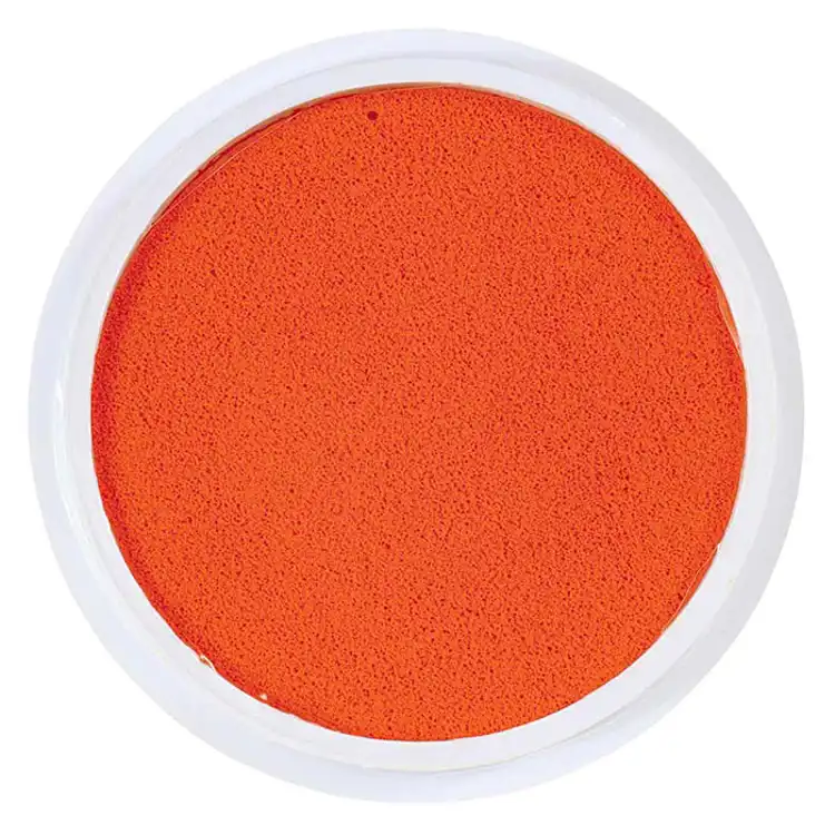 Jumbo Circular Washable Stamp Pads, Orange