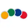 Jumbo Circular Washable Stamp Pads, Set of 4
