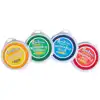 Jumbo Circular Washable Stamp Pads, Set of 4
