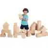 Jumbo Foam Edu-Blocks, Natural Wood
