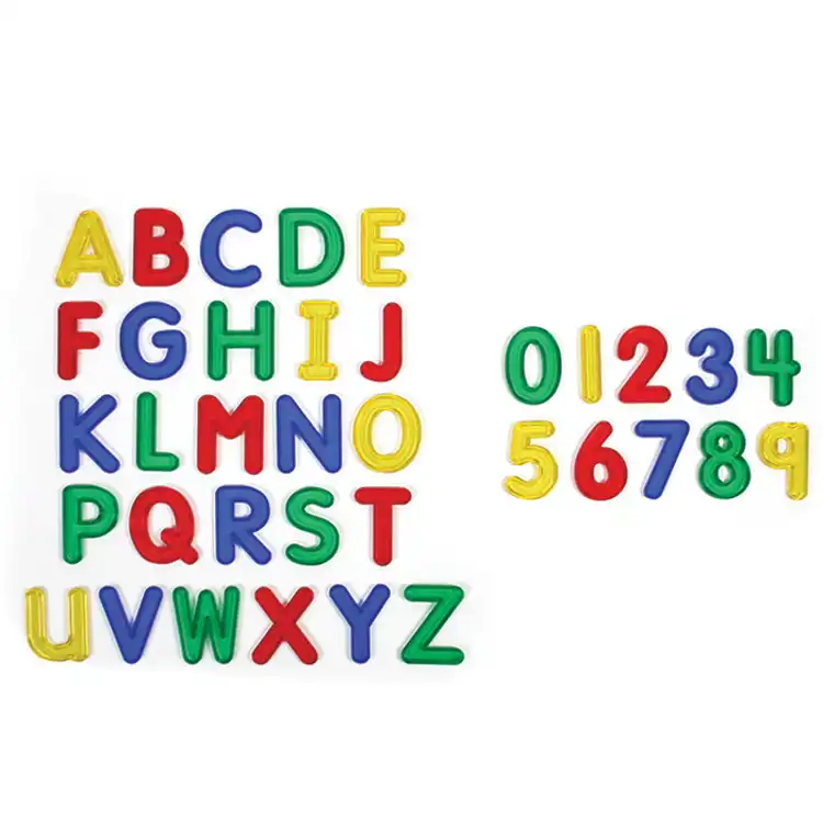 Jumbo See-Thru Letters & Numbers Set