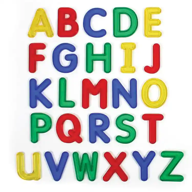 Jumbo See-Thru Letters & Numbers Set