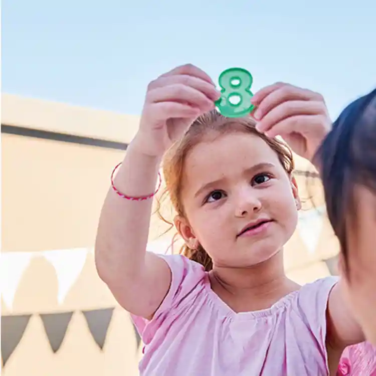 Jumbo See-Thru Letters & Numbers Set