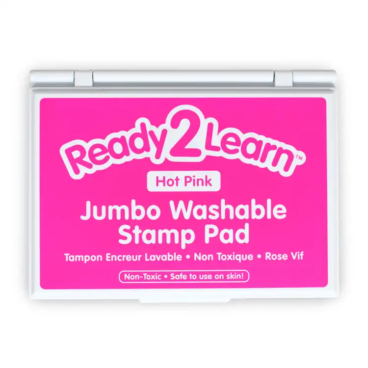 Jumbo Washable Stamp Pads, Hot Pink