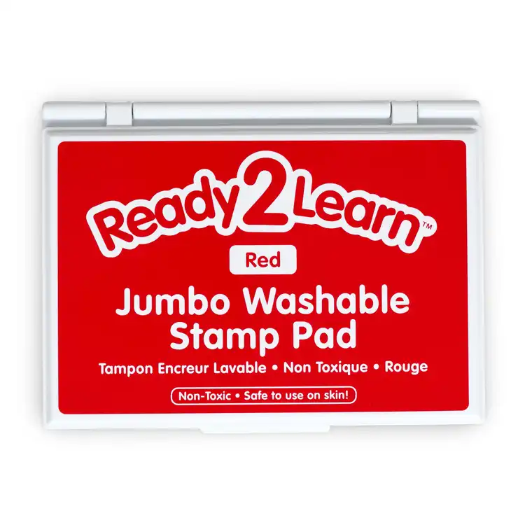 Jumbo Washable Stamp Pads, Red