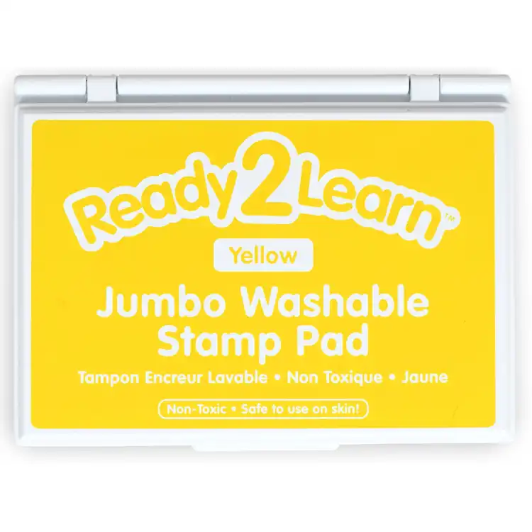 Jumbo Washable Stamp Pads, Yellow