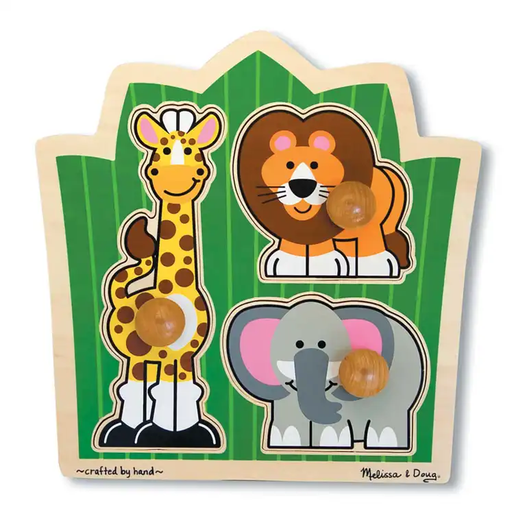 Jungle Friends Jumbo Knob Puzzle