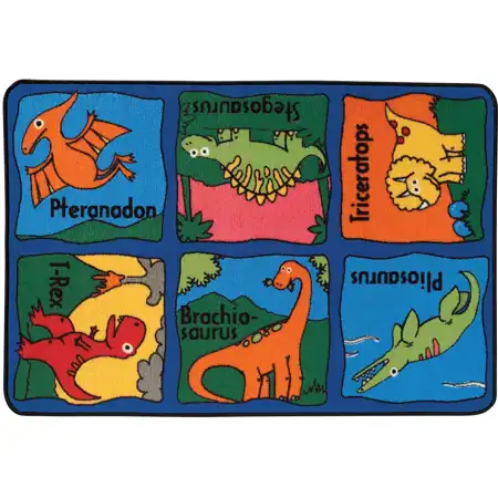 KID$ Value Classroom Rugs™, Dino-Mite Rug