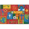 KID$ Value Classroom Rugs™, Inspirational Patchwork
