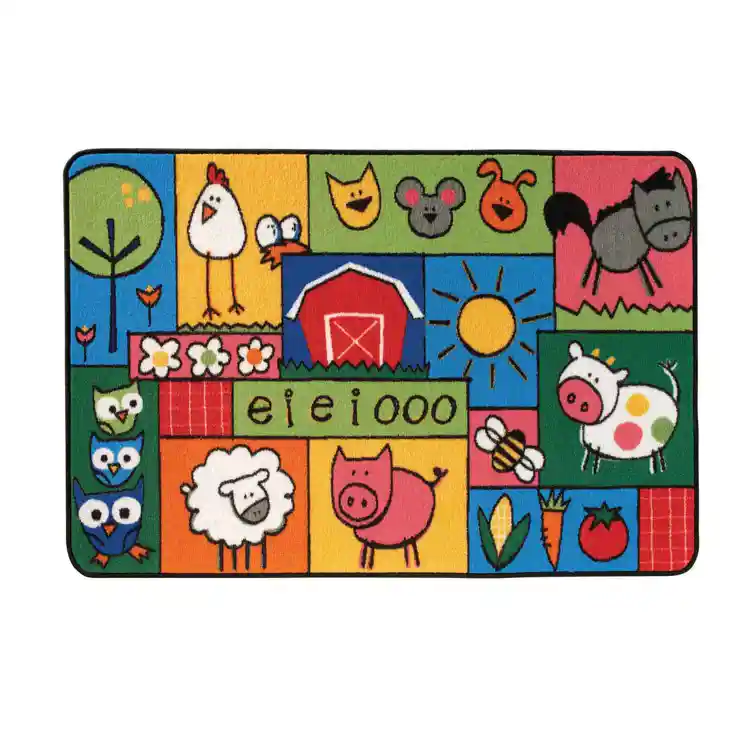 KID$ Value Classroom Rugs™, Old MacDonald, Rectangle 3' x 4'6"