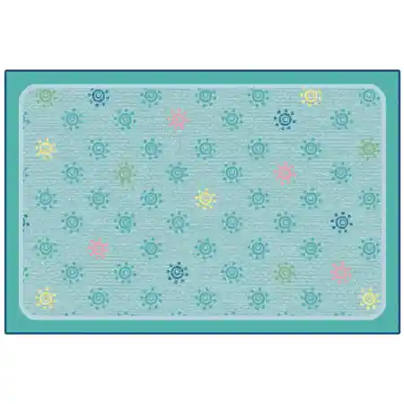 KID$ Value Classroom Rugs™, Sunshine Flowers