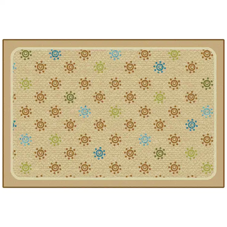 KID$ Value Classroom Rugs™, Sunshine Flowers