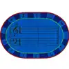 KID$ Value Plus Classroom Rug, A-Sharp Music, Oval 7’6” x 12’